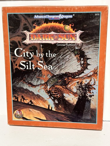 AD&D Dark Sun City by the Silt Sea TSR 1994 complete box set Dungeons And Dragon