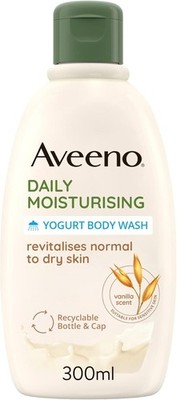 Aveeno Daily Moisturising Yogurt Body Wash mit Hafer- & Vanilleduft - 300ml
