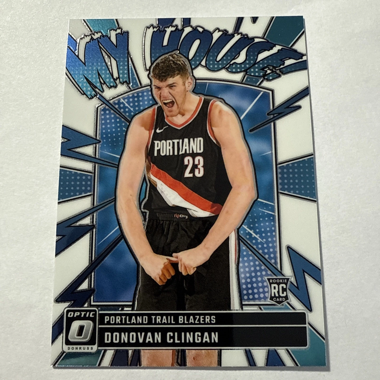 2024-25 Optic Donovan Clingan My House RC #1 Trailblazers