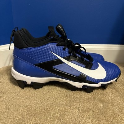 Nike Alpha Menace 4 Shark Football Cleats Black Blue FN0028  display picture 2