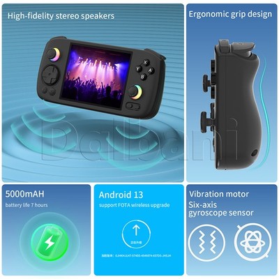 RG 406H Black Anbernic Retro Handheld Game Console RG406H 4-inch
