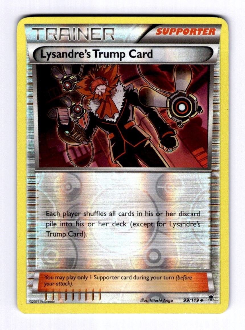 Lysandre's Trump Card XY - Phantom Forces #99 Uncommon Reverse Holo LP Pokemon