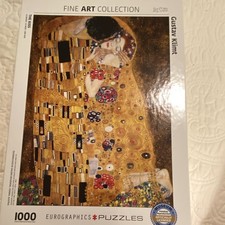 Gustav Klimt The Kiss 1000-Piece Jigsaw Puzzl...