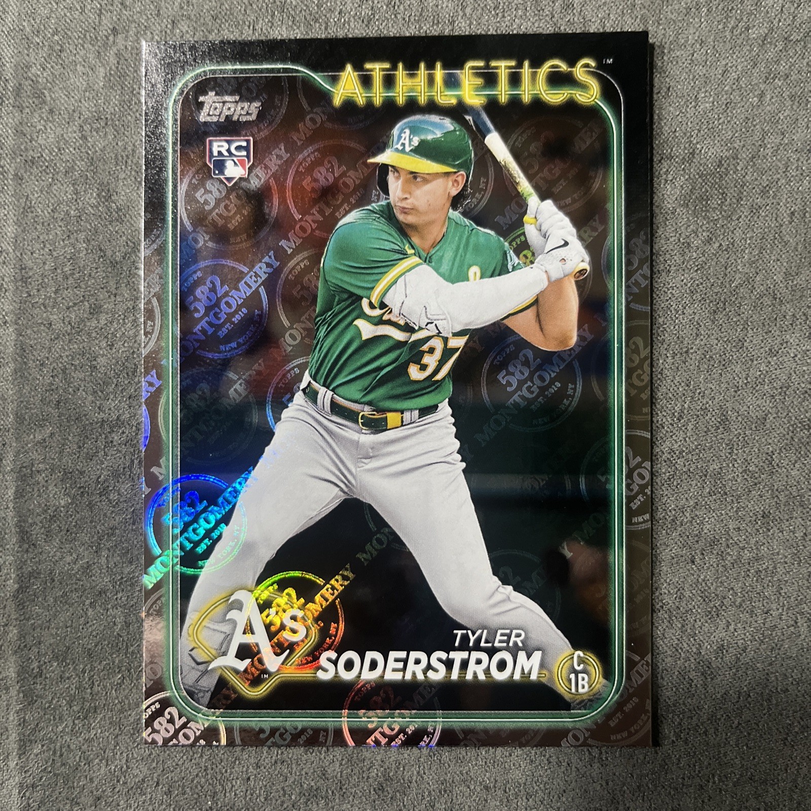 2024 Topps Series 1 - Tyler Soderstrom #244 582 Montgomery Club (RC)
