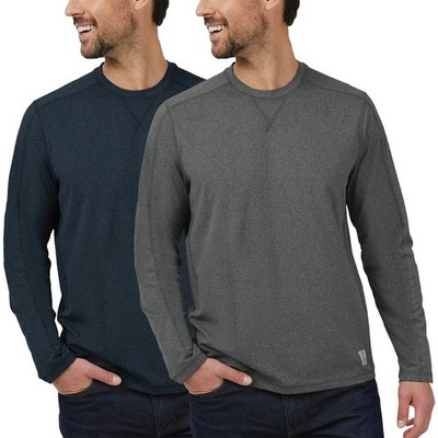 Rugged Elements Men's Long Sleeve Crew Tee, 2-pack, XL
