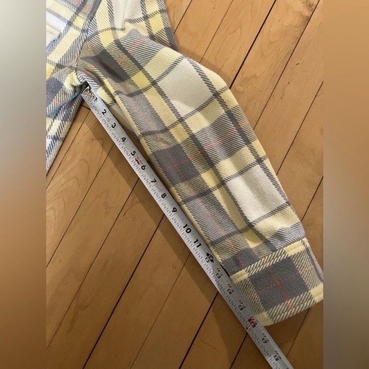 Outerknown Plaid Button Down Jacket Shacket Size … - image 7