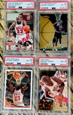 Michael Jordan PSA GRADED Card Lot 90’s RARE Insert FLEER TOPPS BOWMAN’S BEST🔥