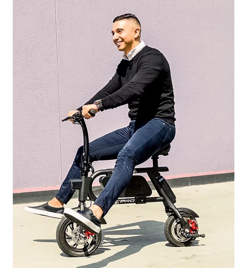 Swagtron SwagCycle SCP-1 Pro 350W Electric Bike 18 mph Max Speed Black 38026-2
