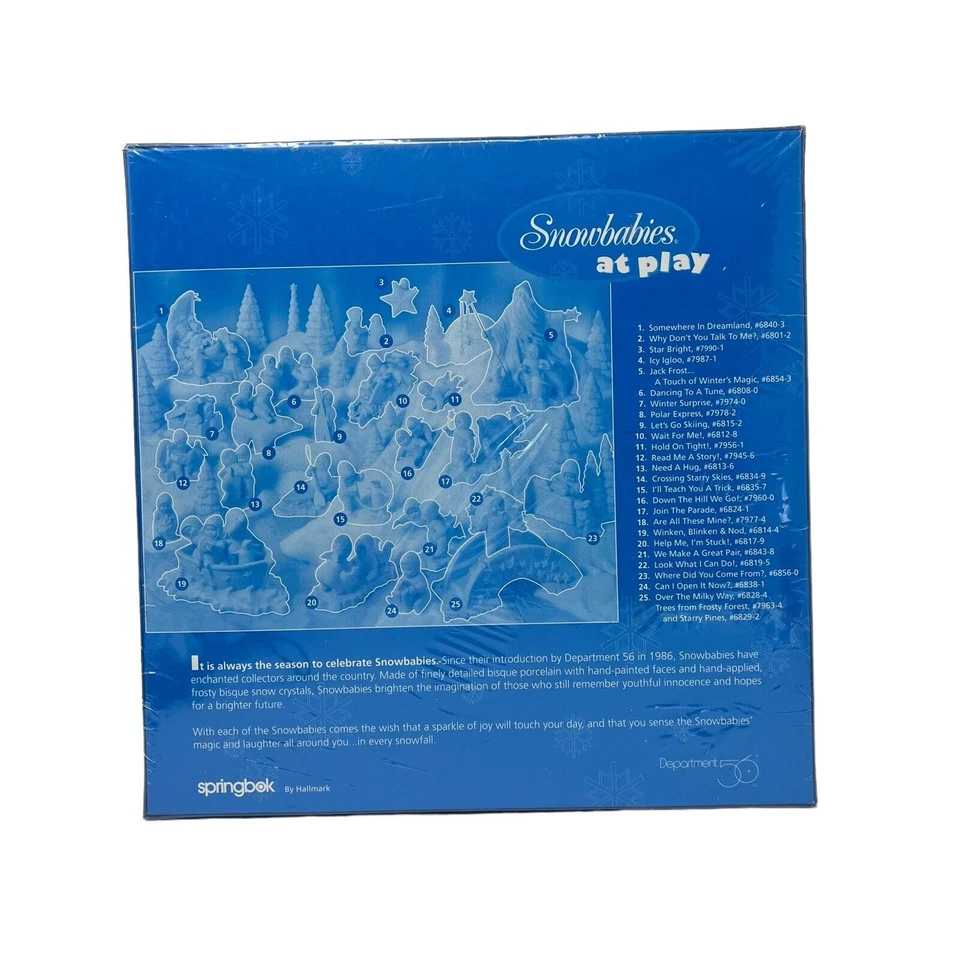 Springbok Hallmark Snowbabies At Play 1000 Piezas Puzzle 24" x 30" Nuevo en Caja Sellado Foto 4 de 4