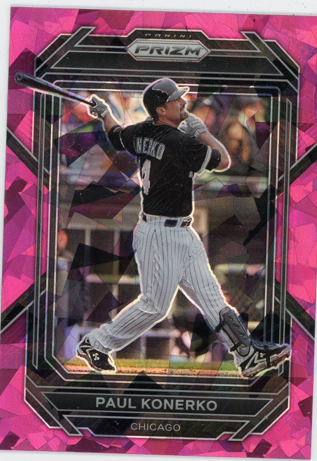 2023 Panini Prizm - Paul Konerko #243 Pink Ice Prizm White Sox