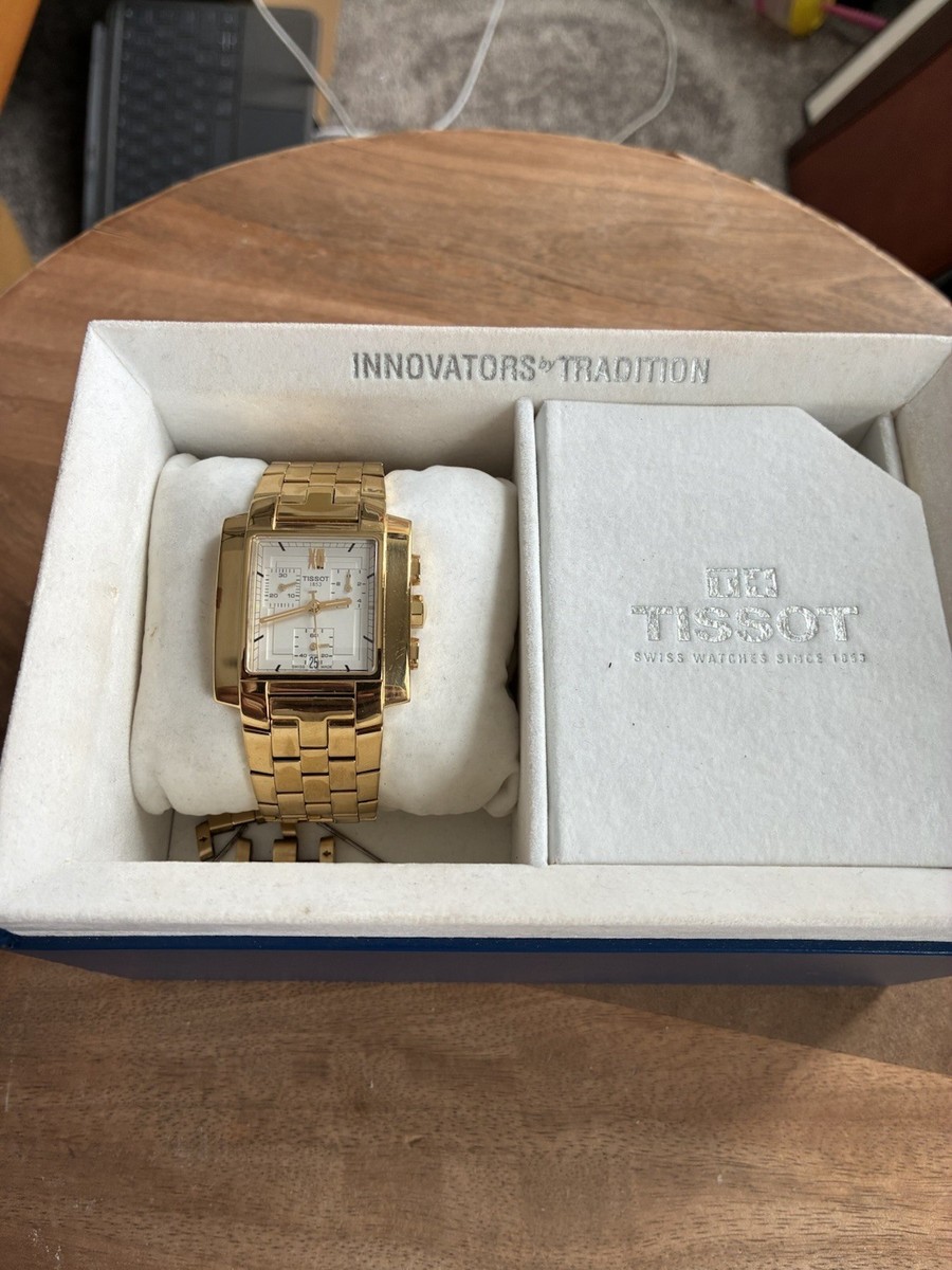Tissot Gold Men's Watch - L875 / 975K TXL Chronograph | eBay