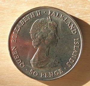 Falkland Islands 50 Pence, 1982