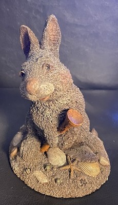 Tim Wolfe Rabbit  Myrtle   Tom Clark Gnome 1992 Golf Tee Cairn Studio Signed
