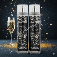 NEW Lot of 2 Bath  Body Works A Toast To You Fine Fragrance Mist 8 oz