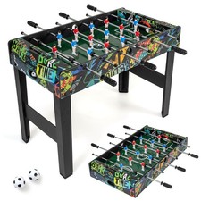 37" Mini Foosball Table 2-in-1 Game Table with Detachable Legs for Tabletop