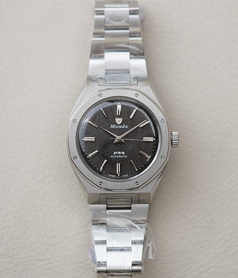 Nivada Grenchen F77 MK2 SST Meteorite 38mm 68049A77 Men's Steel Automatic Watch