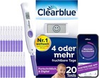 Clearblue Ovulationstest Kit Digital Testhalterung 20 Tests Kinderwunsch Set