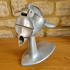 Vintage MidCentury Manual Citrus Juicer Silver Metal (Standard BC Ltd W Germany)