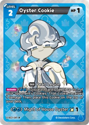 BS3-081 Oyster Cookie | Age of Heroes and Kingdoms | Cookie Run | NM