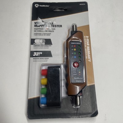 New Southwire M500CX4 Video Cable Mapper & Tester 100%working