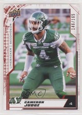 2020 Upper Deck CFL Red 146/165 Cameron Judge #12 h8y
