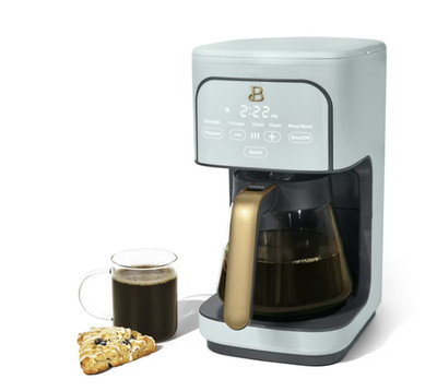 Beautiful 12 cup Programmable Coffee Maker, Hydrangea by Drew Barrymore