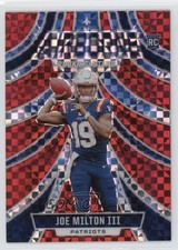2024 Panini Rookies & Stars Airborne Red Plaid Joe Milton III #A-JMN 7gv