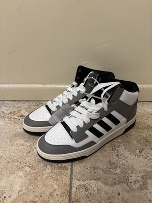Adidas Rapid Court Mid Men s White Gray Black Sneakers Size 10.5 JP5866