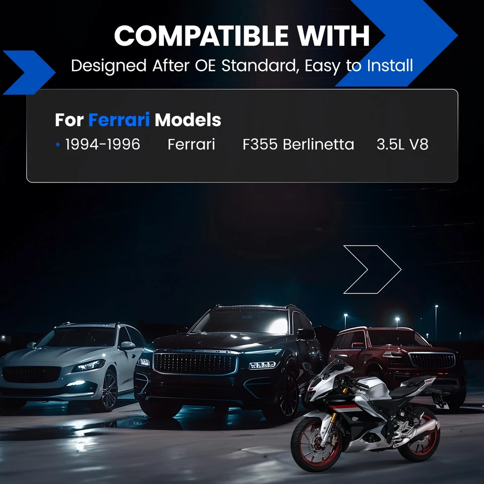 Set of 4 Iridium Spark Plugs 4218 for 1994 1995 1996 Ferrari F355 Berlinetta Foto 2 de 4