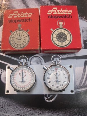 STOPWATCH DASH PANEL BY ARISTO IN SWITZERLAND HONORING THE APOLLO SPACE MISSION
