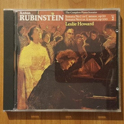 LESLIE HOWARD anton rubinstein sonata 2 & 4 VG+/EX (CD Album, Klassik, Hyperion)