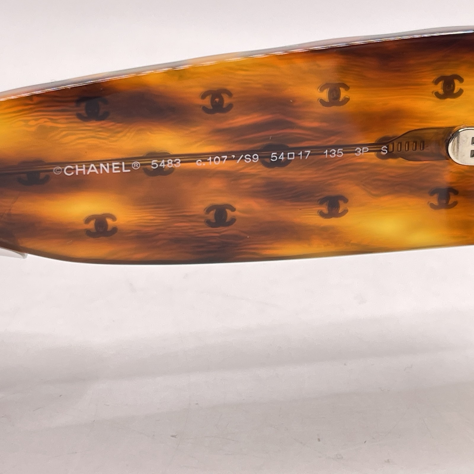 Chanel Womens Thick Rectangle Gradient Polarized … - image 11