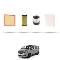 Hoffcar Wartungsset - 4 Filter FüR Fiat Talento II 2.0 Ecojet 125Kw Ab 2019