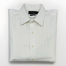 Ralph Lauren White Tuxedo Shirt Classic Bib Men  s XL 16.5-32/33 French Cuff