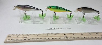 Lure Lot #14 Vintage Crankbait RAPALA SHALLOW SHAD RAP Finland 3.5'' x 3