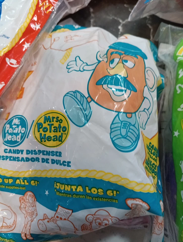 Lote de 6 dispensadores de caramelos Disney Toy Story 1999 McDonalds envío gratuito T519 Foto 4 de 4