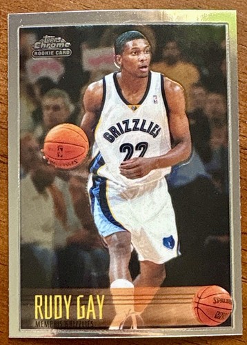 2006 Topps Chrome Rudy Gay #184 card