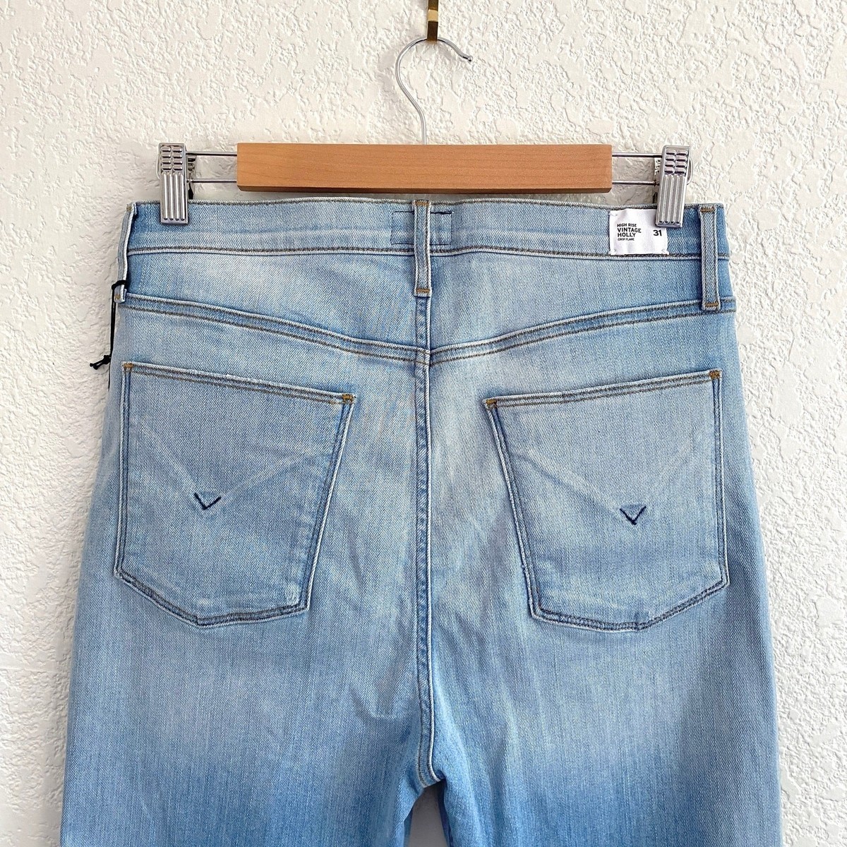 NWT Hudson Jeans Vintage Holly High Rise Crop Flare CLSR Wash Stretch Denim 31 View 4