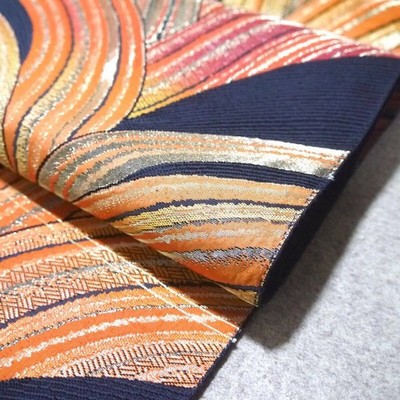 Obi Kimono Free shipping! Special price ¥2000! Pure silk! Used NishijNagoya No28