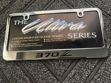Nissan 370z 370 Z License Plate Frame Stainless Steel Chrome Elite Automotive