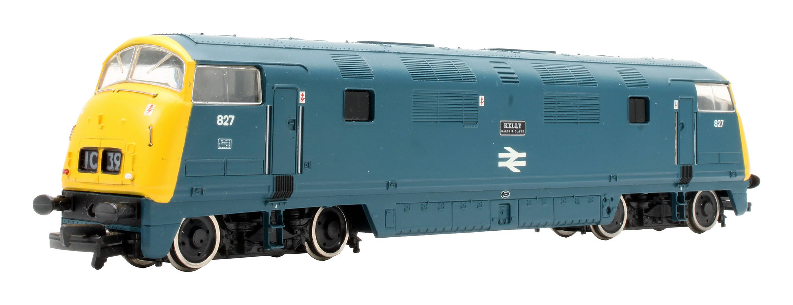 MAINLINE 'OO' 37-063 BR BLUE CLASS 42 827 'KELLY' B-B DIESEL HYDRAULIC LOCO