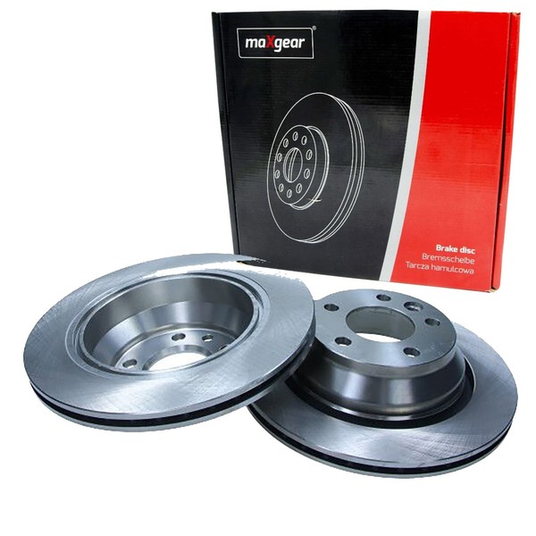 2X Maxgear Bremsschebeiben 314Mm AußEnbelÜFtet Hinten Passend FÜR VW California-image