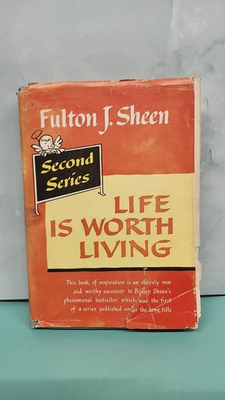 #ad #ad Fulton J Sheen LIFE IS WORTH LIVING Second Series 1954 1st Edition 1st Printing $14.99