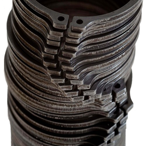 Anillo de retención externo DIN 471 80 mm (paquete de 75 piezas) acabado fosfato - Imagen 2 de 3