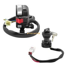 Start Stop Switch Headlight & Ignition Key Switch for Yamaha Big Bear 400 YFM400