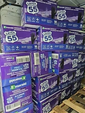 Emerald Black Latex Examination Gloves 1 case