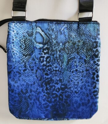 Tahari Xbody Roxanne Leopard Snake Print Blue Multi  display picture 1