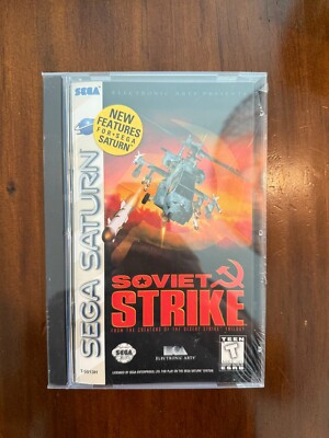 Soviet Strike (Sega Saturn, 1996) BRAND NEW Factory Sealed!