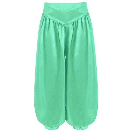 Kids Girls Satin Harem Pants Belly Dance Costume Tribal Arabic Palazzo Dancewear - Picture 46 of 81