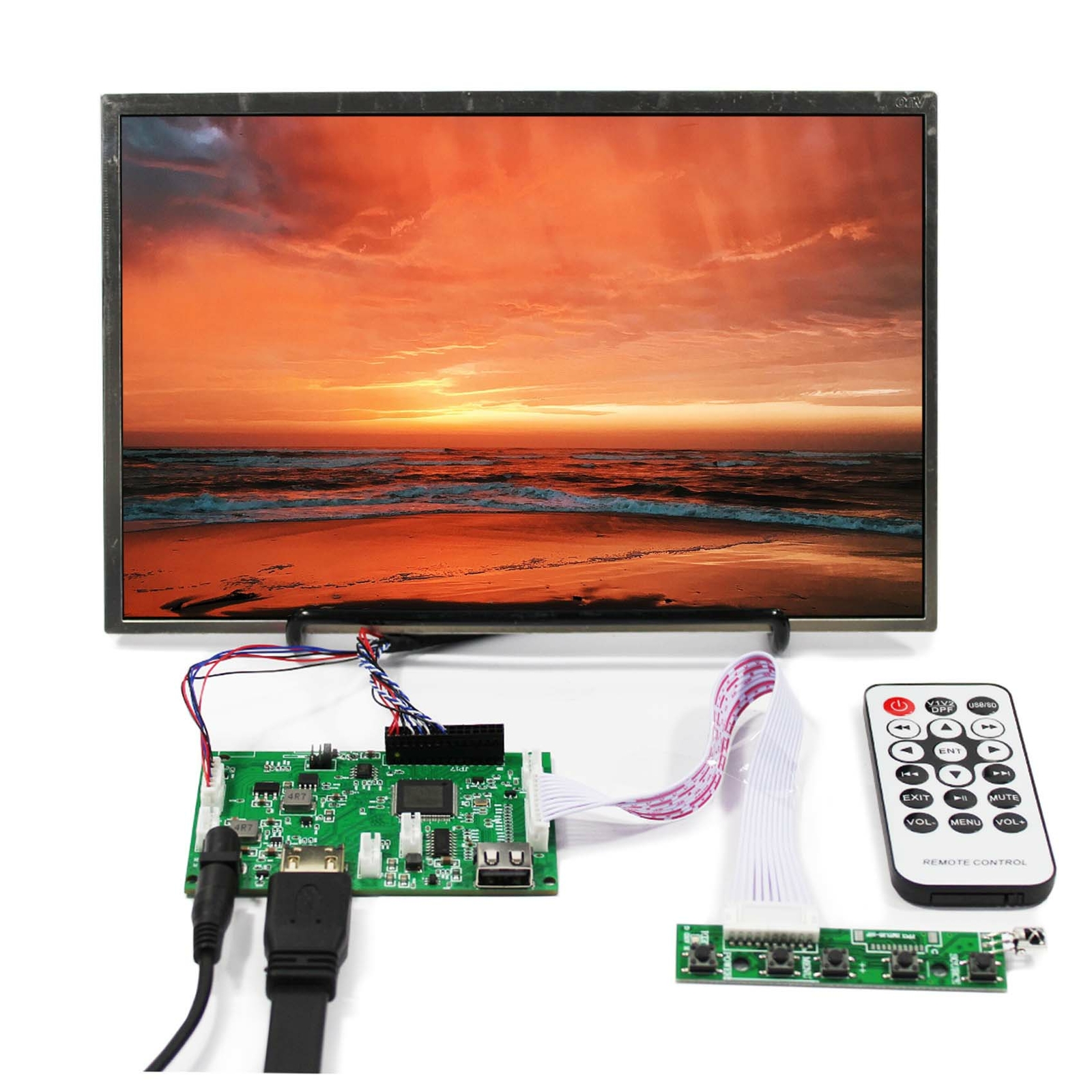 10.1inch B101EW05 1280X800 IPS LCD Screen with H-D LCD Board